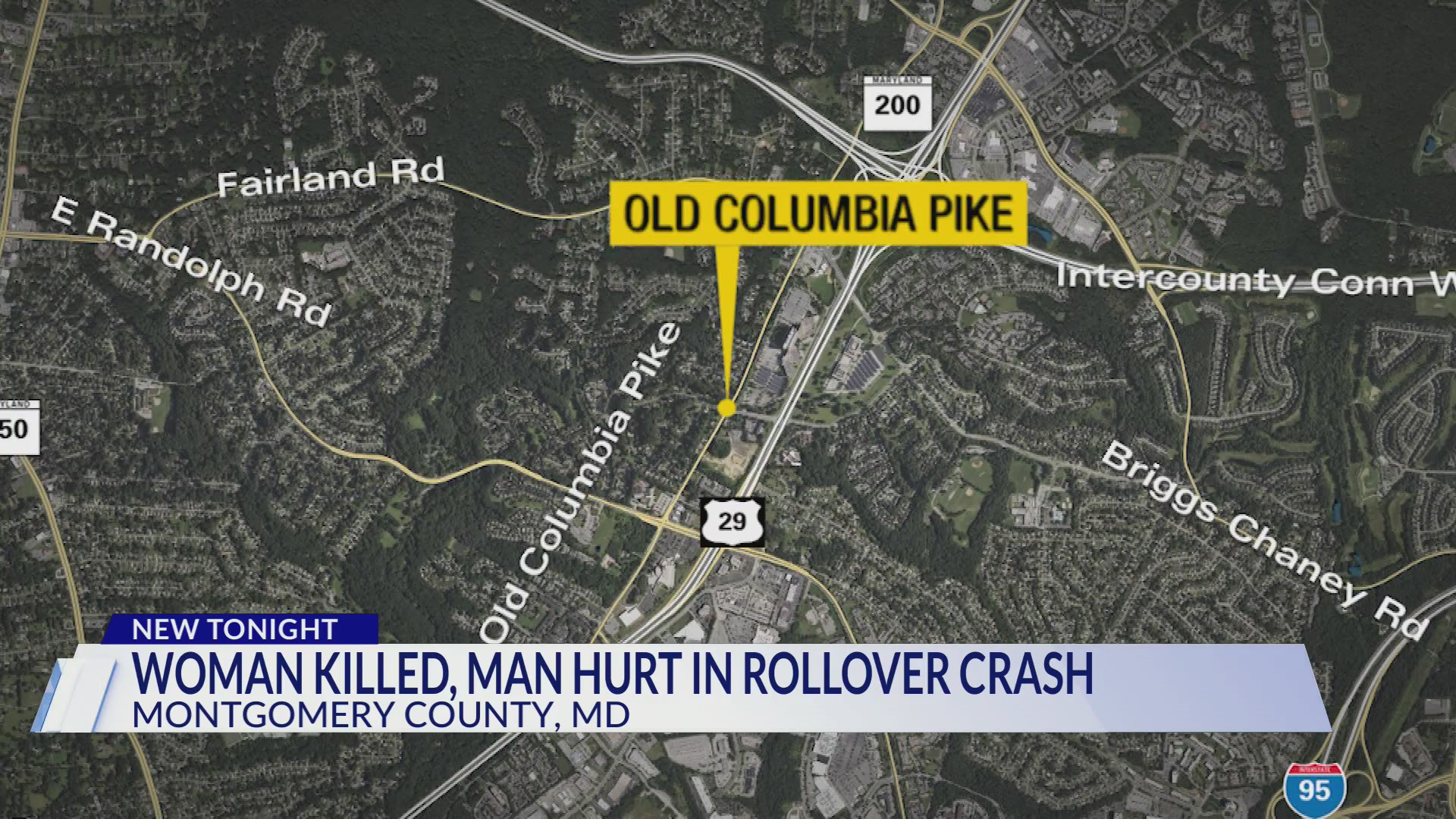 Woman killed, man hurt in Montgomery County rollover crash