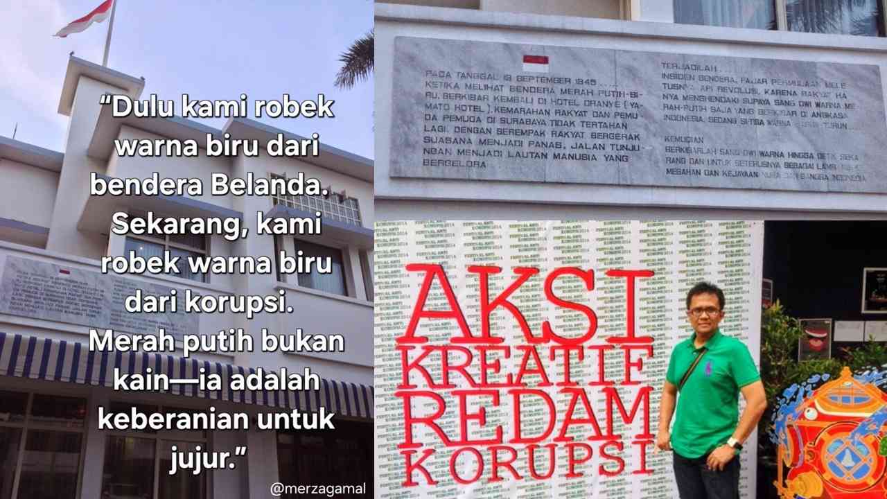 Semangat Pahlawan Menghapus Kotoran Korupsi dari Merah Putih