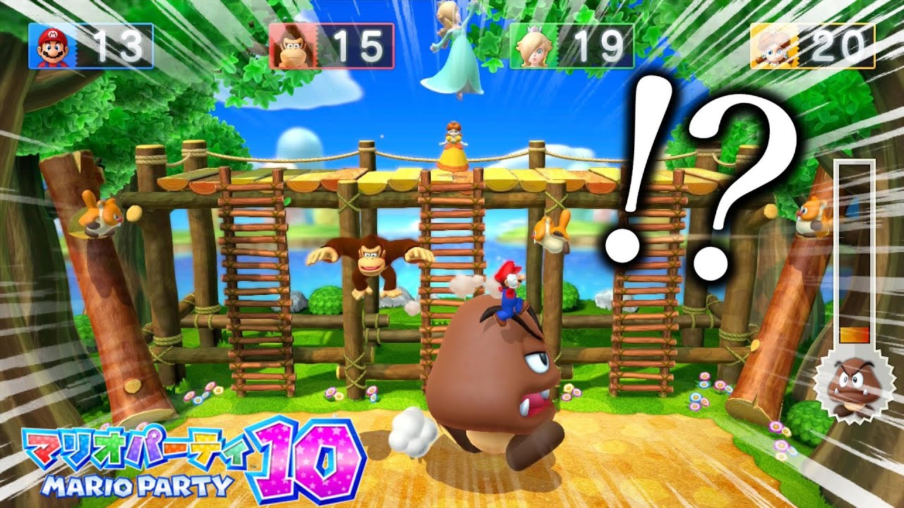 喧嘩】全員が裏切りまくる始まりのステージ『 ワクワクパーク 』が大荒れすぎるwwwww ｜ マリオパーティ10 | Watch, image size:1280x720