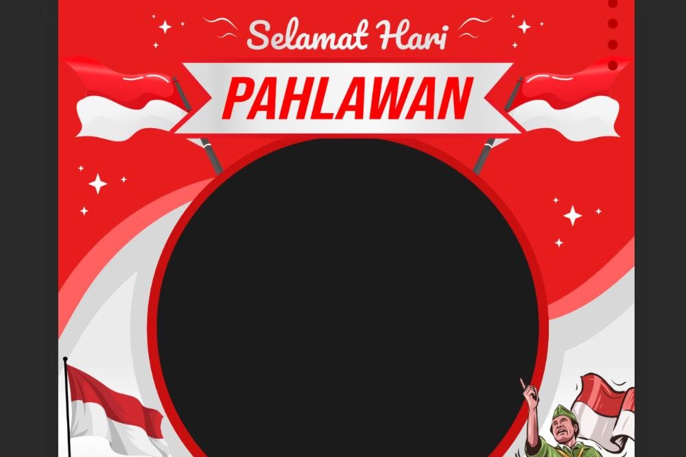 Twibbon Hari Pahlawan 2025 untuk Media Sosial