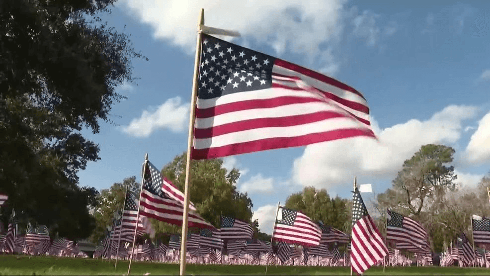 Union Point Park display features 1,280 flags to honor veterans