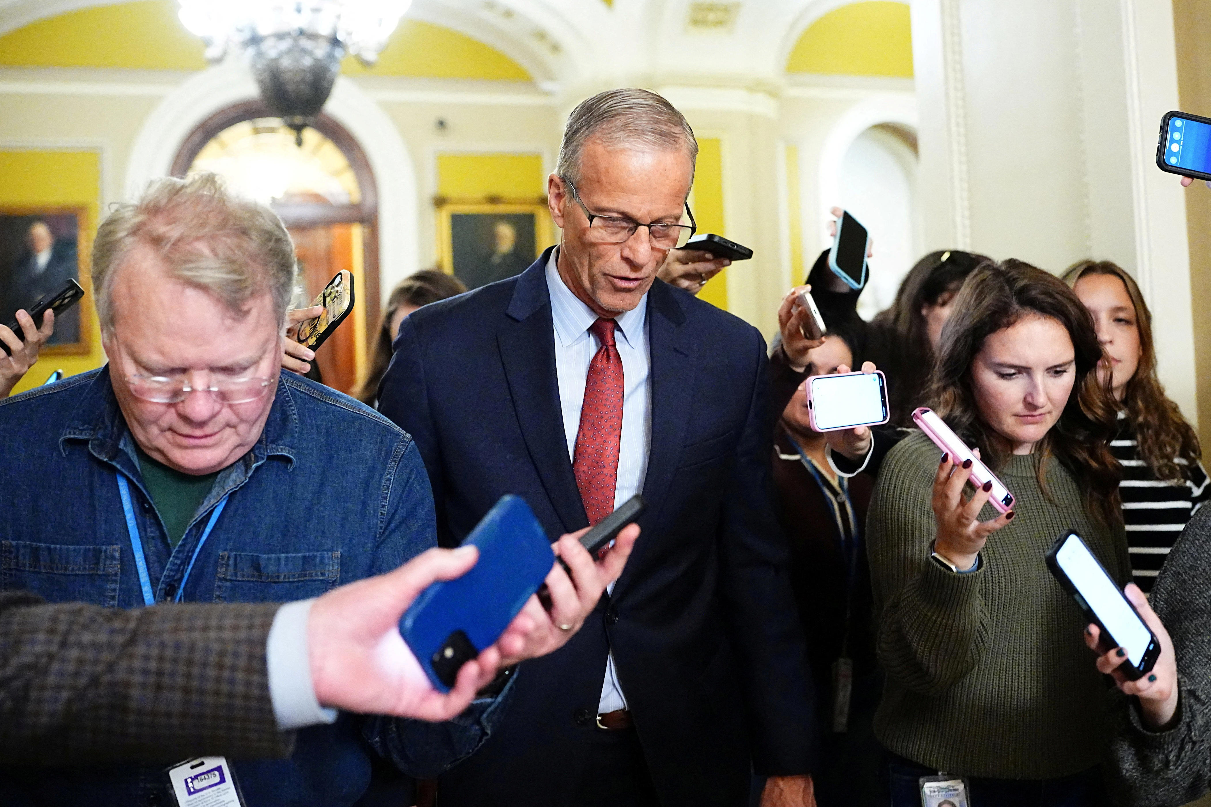 Senate takes a first big step to end government shutdown