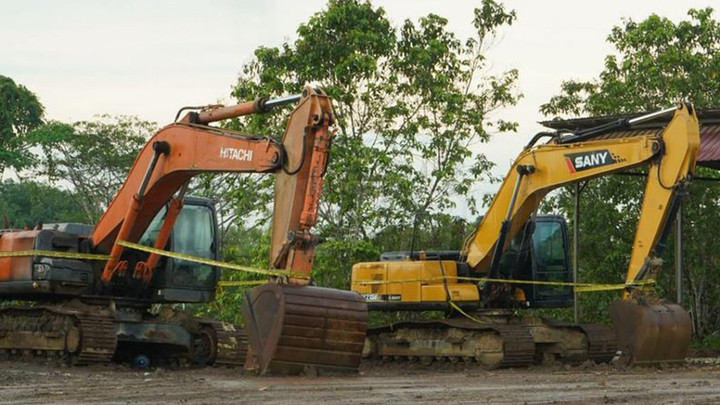 Bareskrim Tutup Tambang Ilegal di Kawasan IKN, Bukit Soeharto