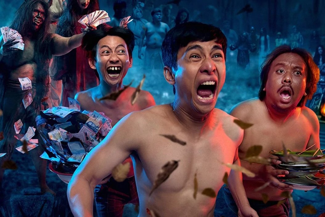 Sinopsis Film Pesugihan Sate Gagak: Petualangan Tiga Sahabat Cari Kekayaan Instan