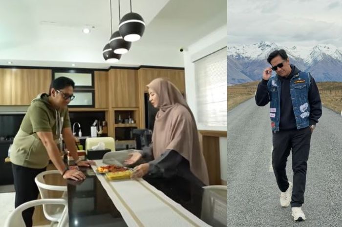 OTW Menduda, Andre Taulany Rindu Masakan Rumah, Bahagia Dikunjungi Ibu Natasha Rizky