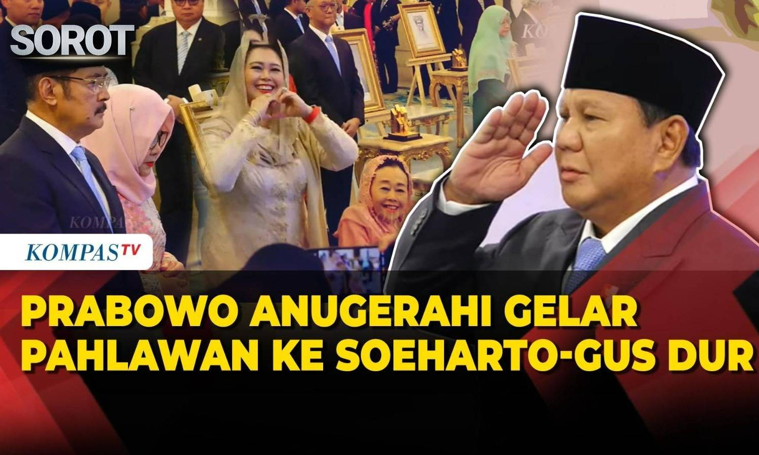 Momen Prabowo Beri Gelar Pahlawan pada Soeharto, Gus Dur, dan Marsinah