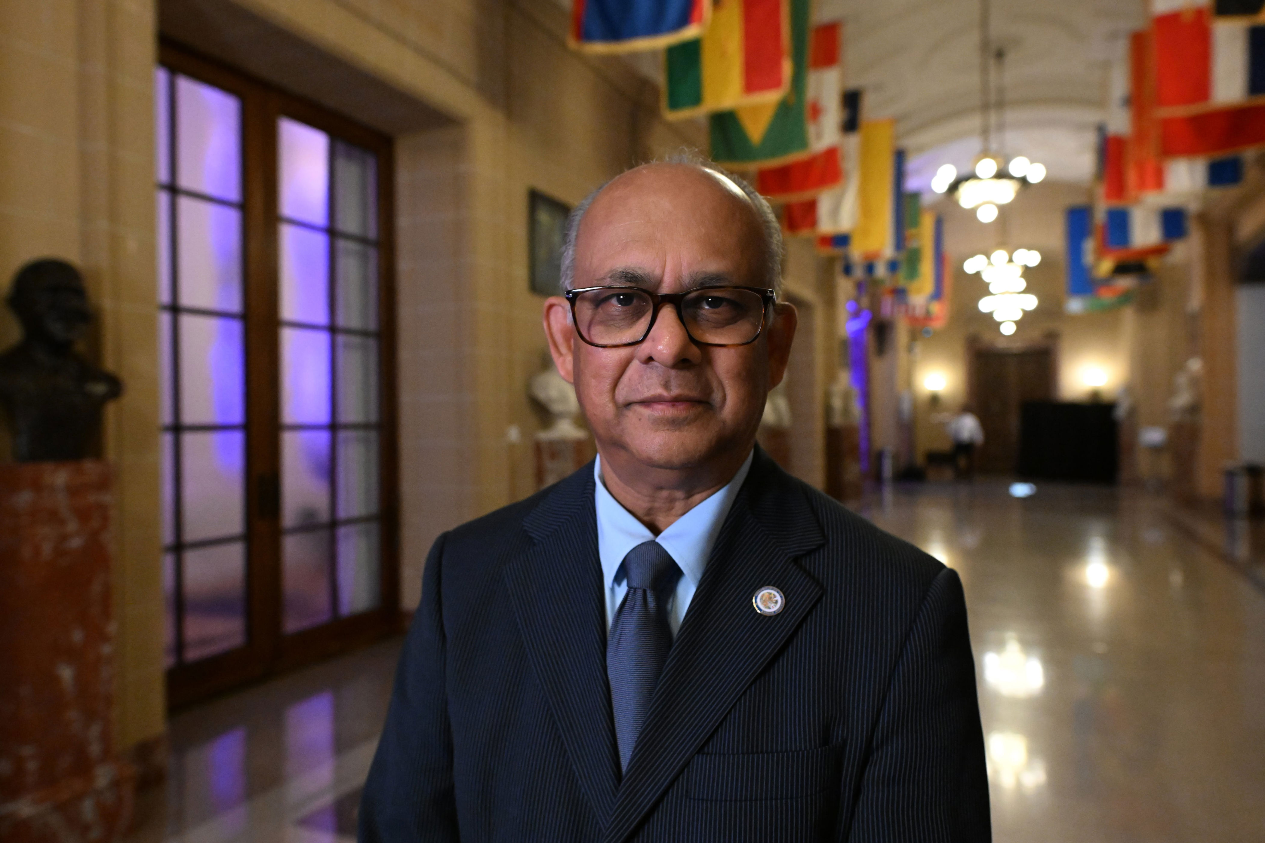 Albert Ramdin, secretario general de la Organización de Estados Americanos OEA, el 5 de noviembre de 2025.