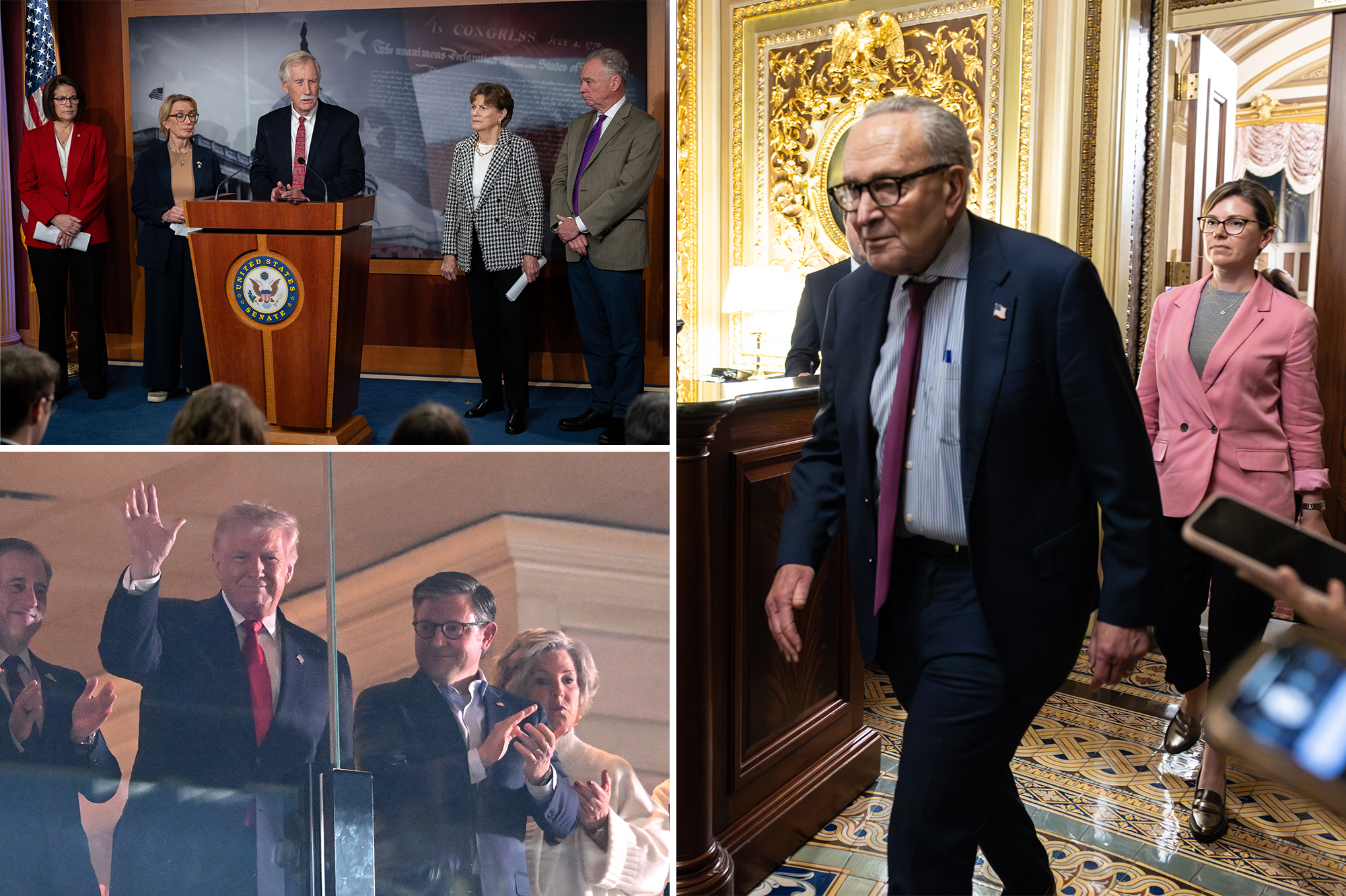 Democrats rage as Senate takes first step to end shutdown after 40 days ...