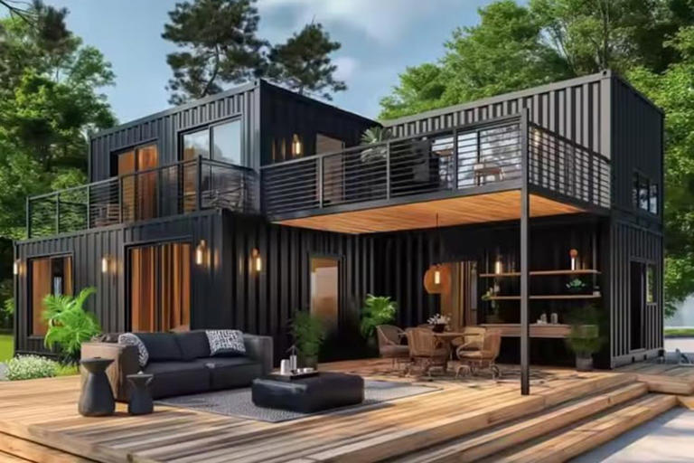 This $45K 2-Story Amazon Tiny Home Has 2 Bedrooms, a Terrace, and Tons ...