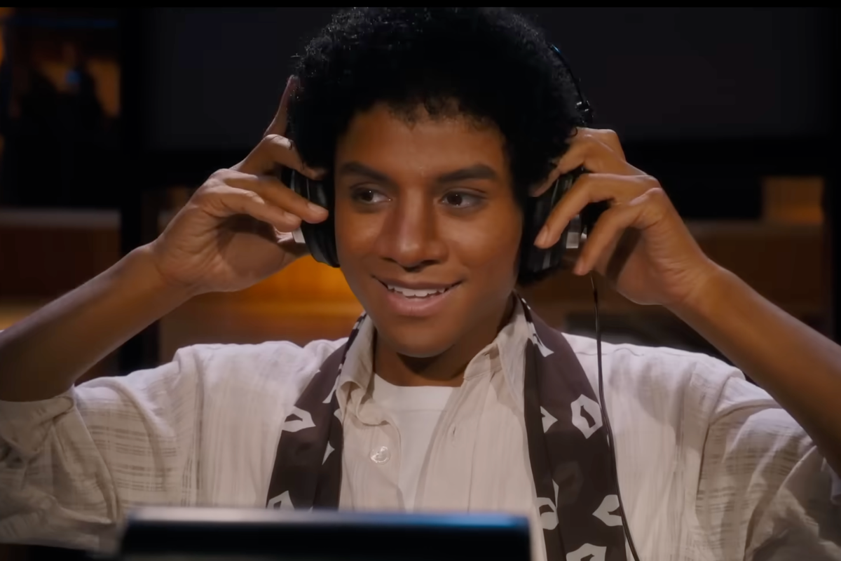 Jafaar Jackson as Michael Jackson in the 'Michael' teaser trailer (Lionsgate)