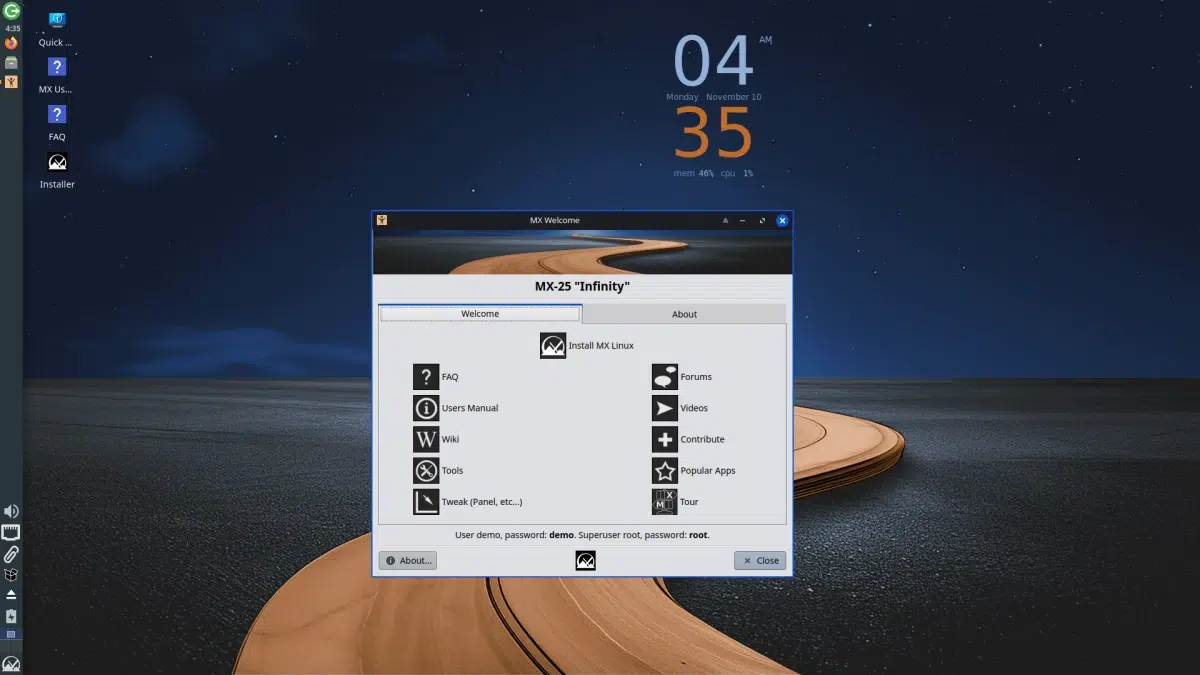 MX Linux 25 Infinity llega basado en Debian 13 “Trixie”, con kernel 6. ...
