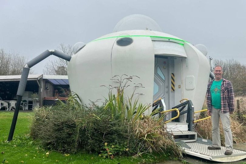 The Welsh spaceship house which is blowing people's minds