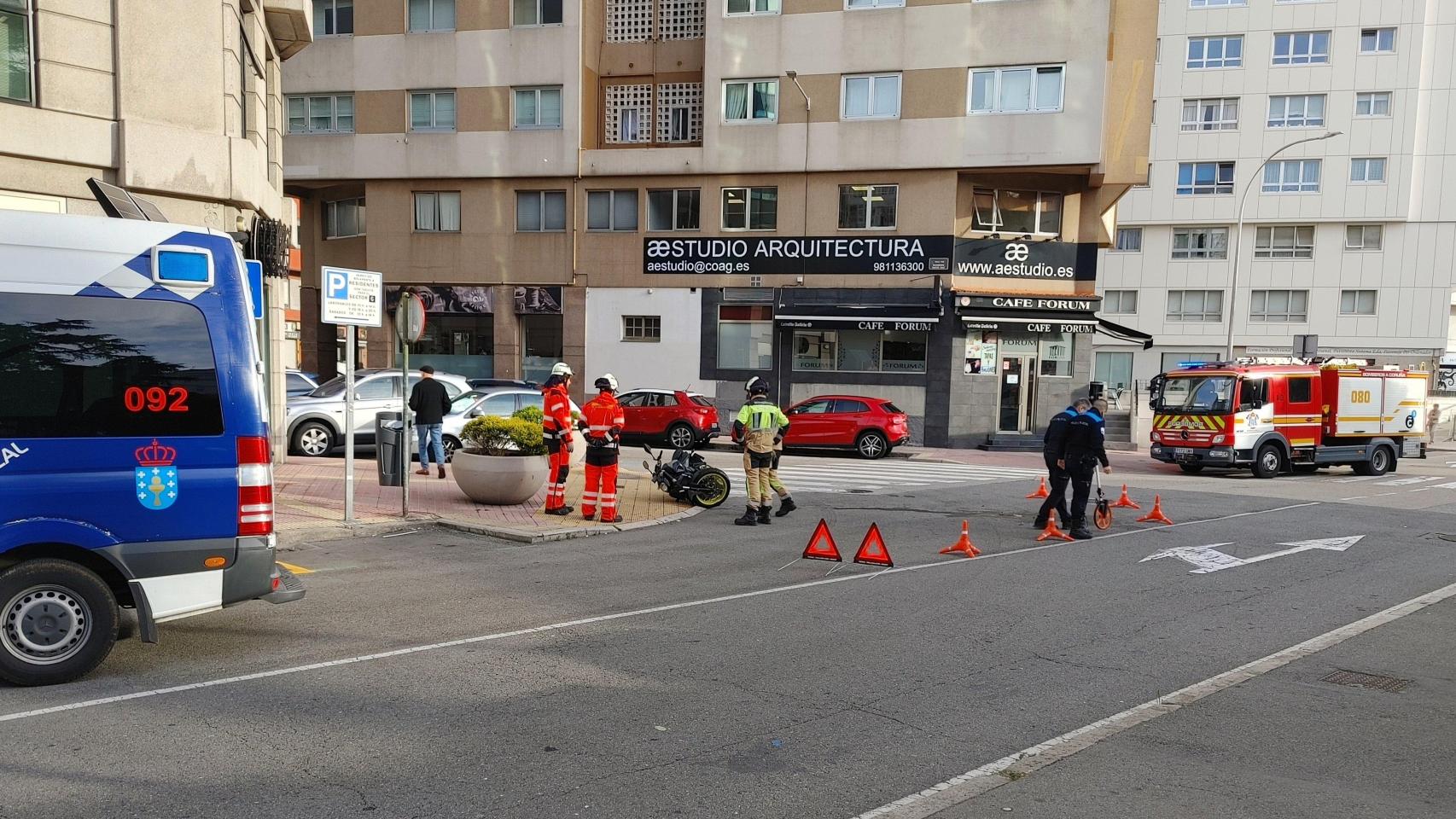 Herida una mujer de 73 años en A Coruña tras ser atropellada en un paso ...