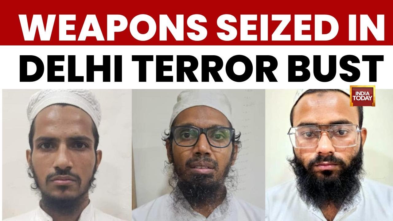 Delhi Terror Plot: 2,900 Kg Explosives, Assault Rifle Seized in Massive ...