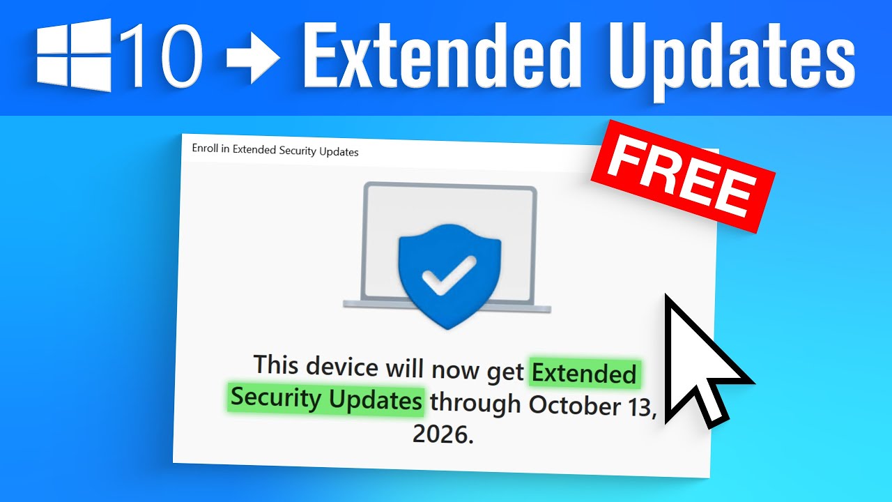 Get essential Windows 10 security updates for free with an easy trick
