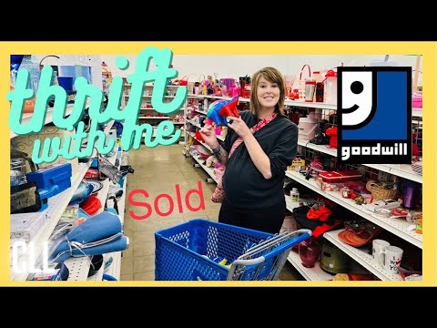 Sold | Goodwill was extremely crowded | Thrift with me for eBay | Reselling