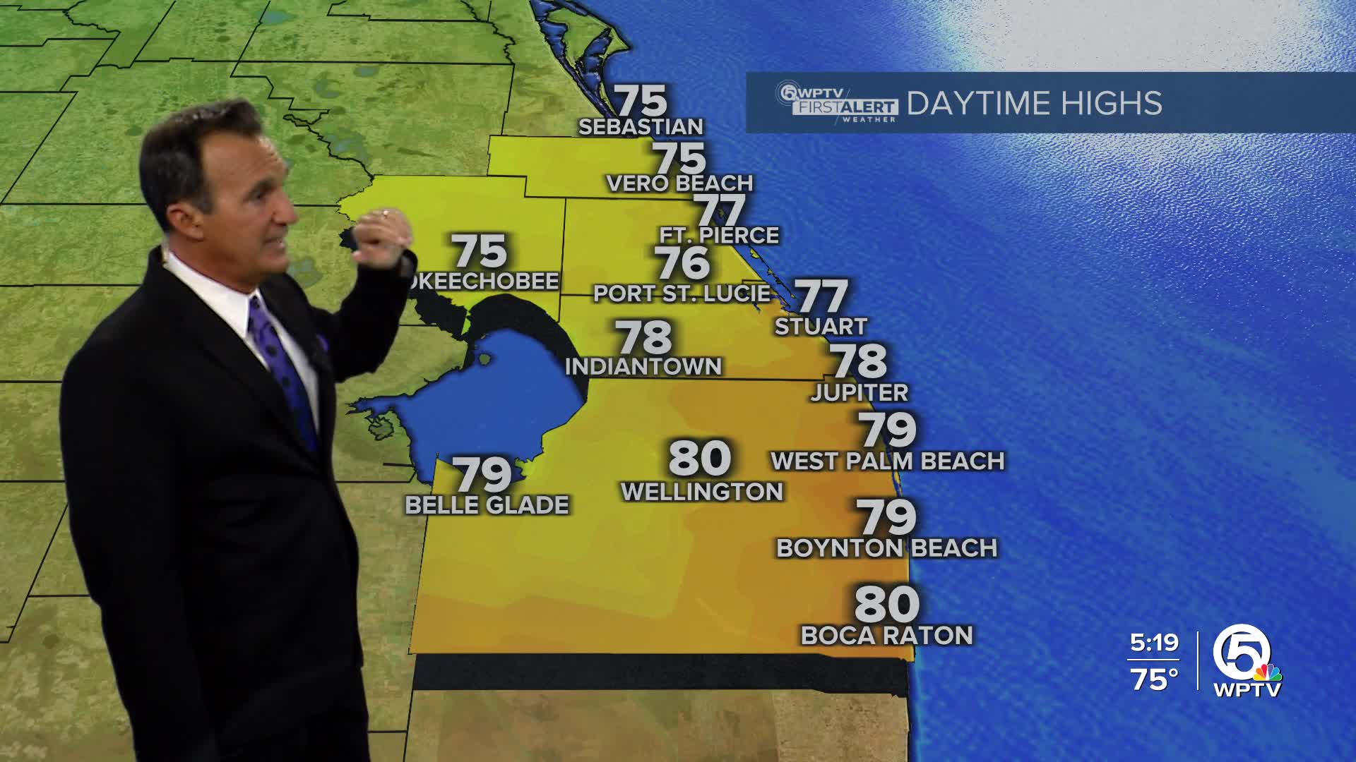 WPTV First Alert Weather forecast, morning of Nov. 10, 2025