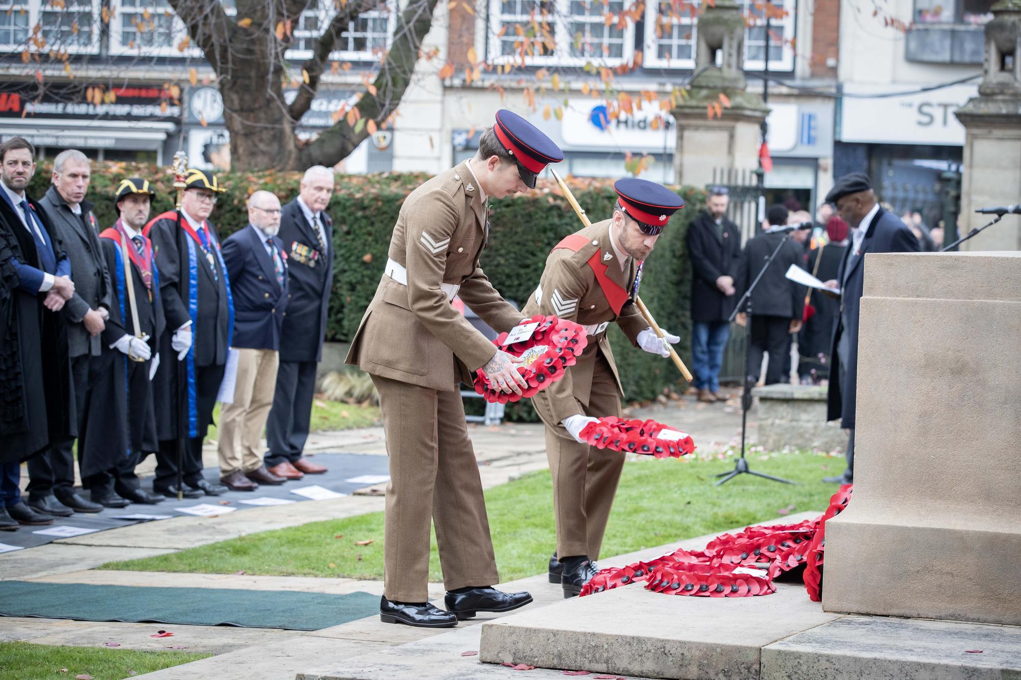 26 pictures of Remembrance Day 2025 parade and service as Northampton ...