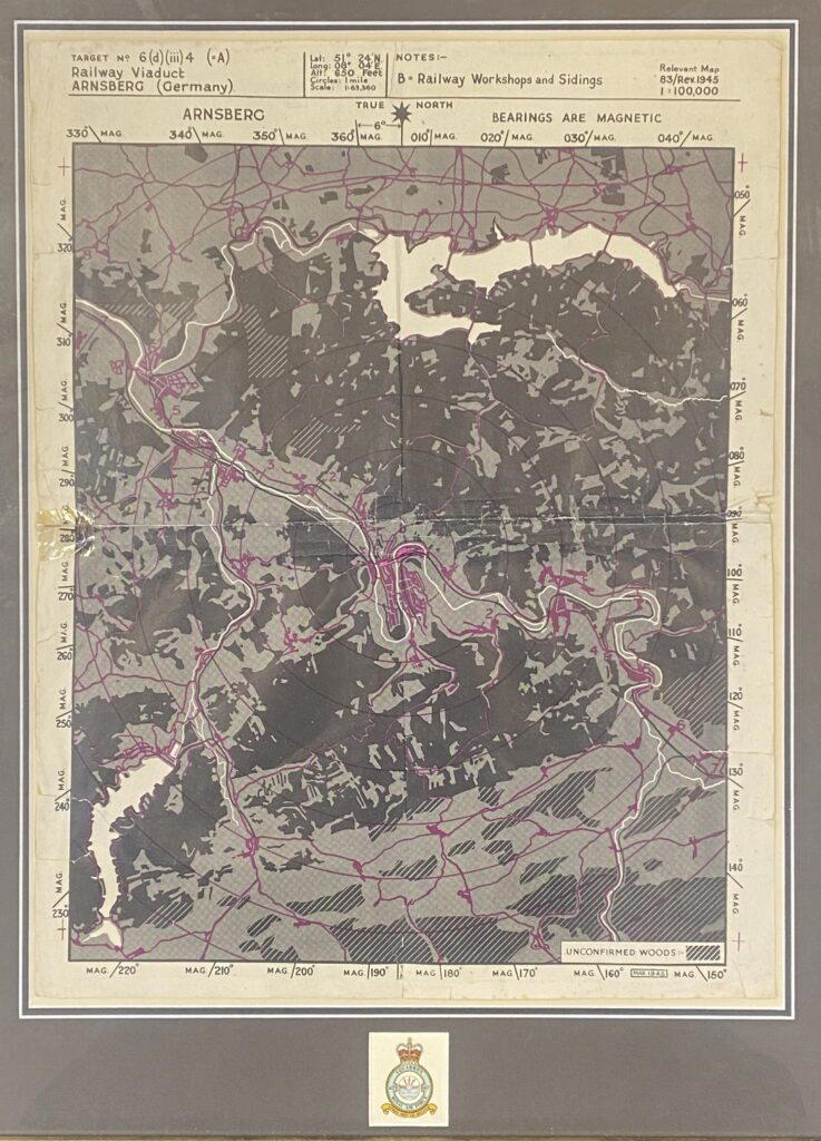 Map used in Dambusters WW2 raid set to fetch thousands at auction
