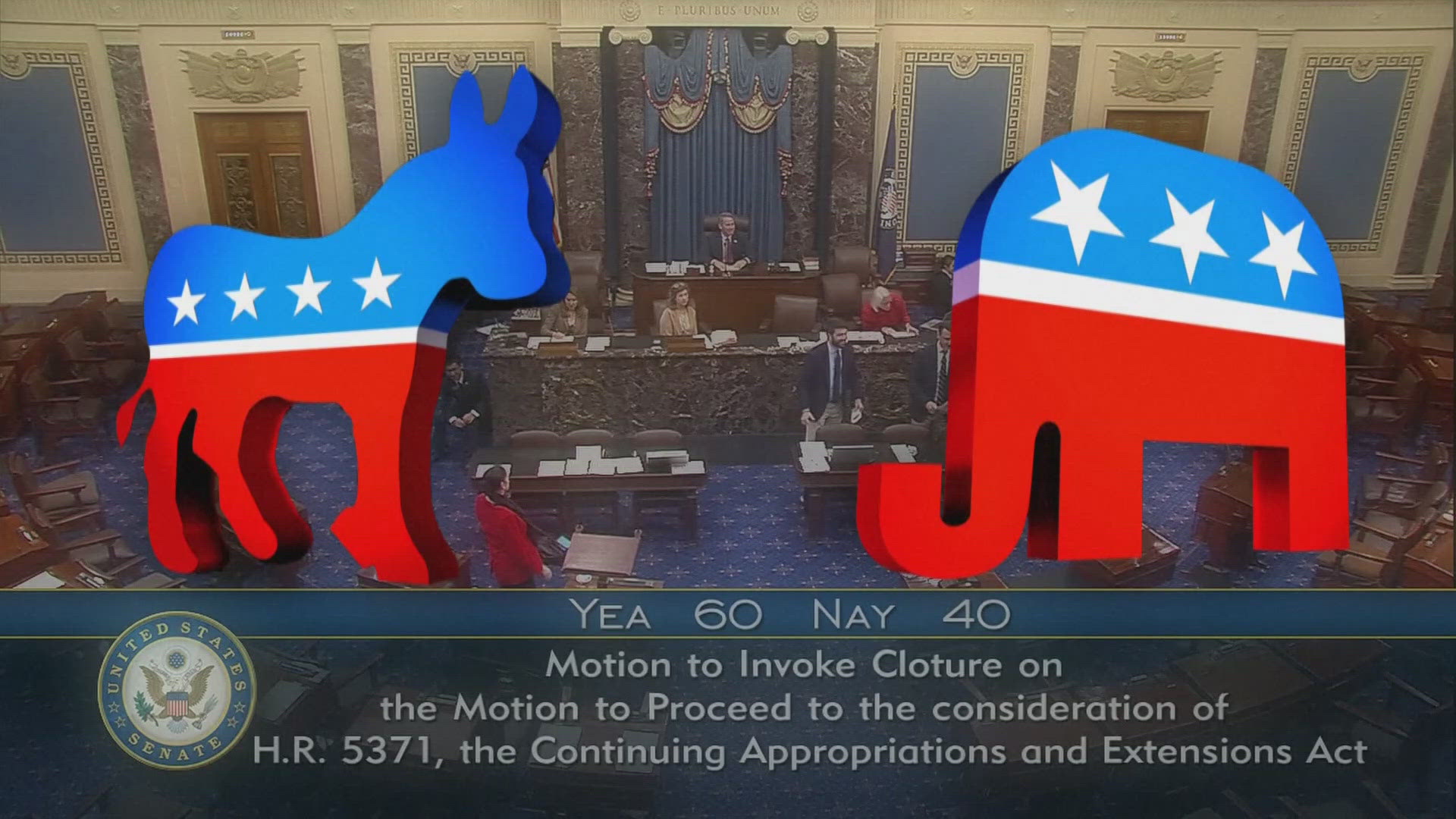 Senate advances funding bill after weeks of gridlock, takes first step ...