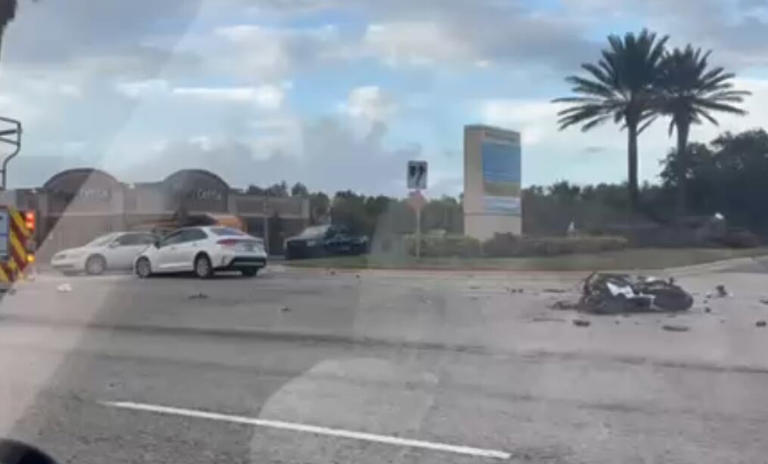 One man hospitalized after motorcycle crash on State Road 64