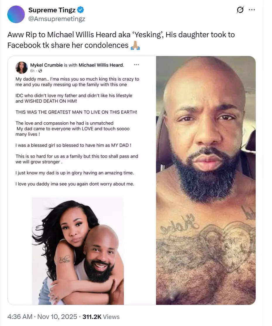 Michael Willis Heard cause of death: How did the TikTok star Yes King died