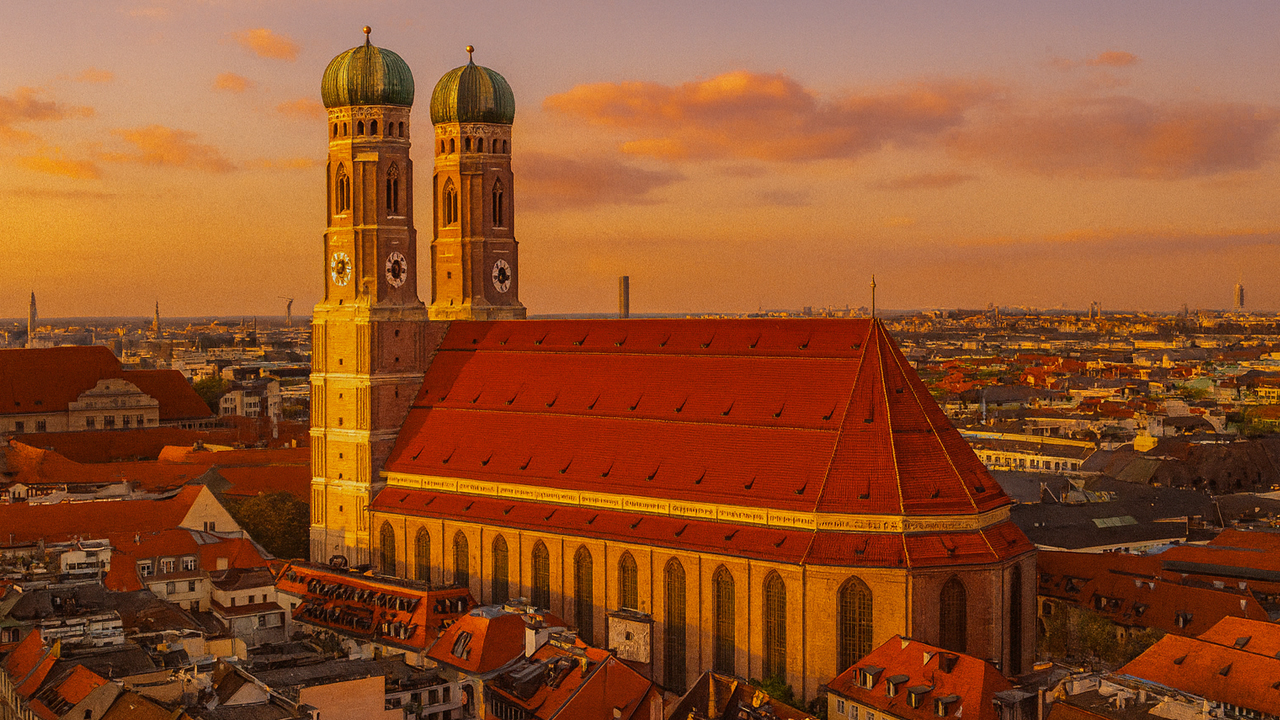 Munich from Above – A Gentle Look at the Frauenkirche