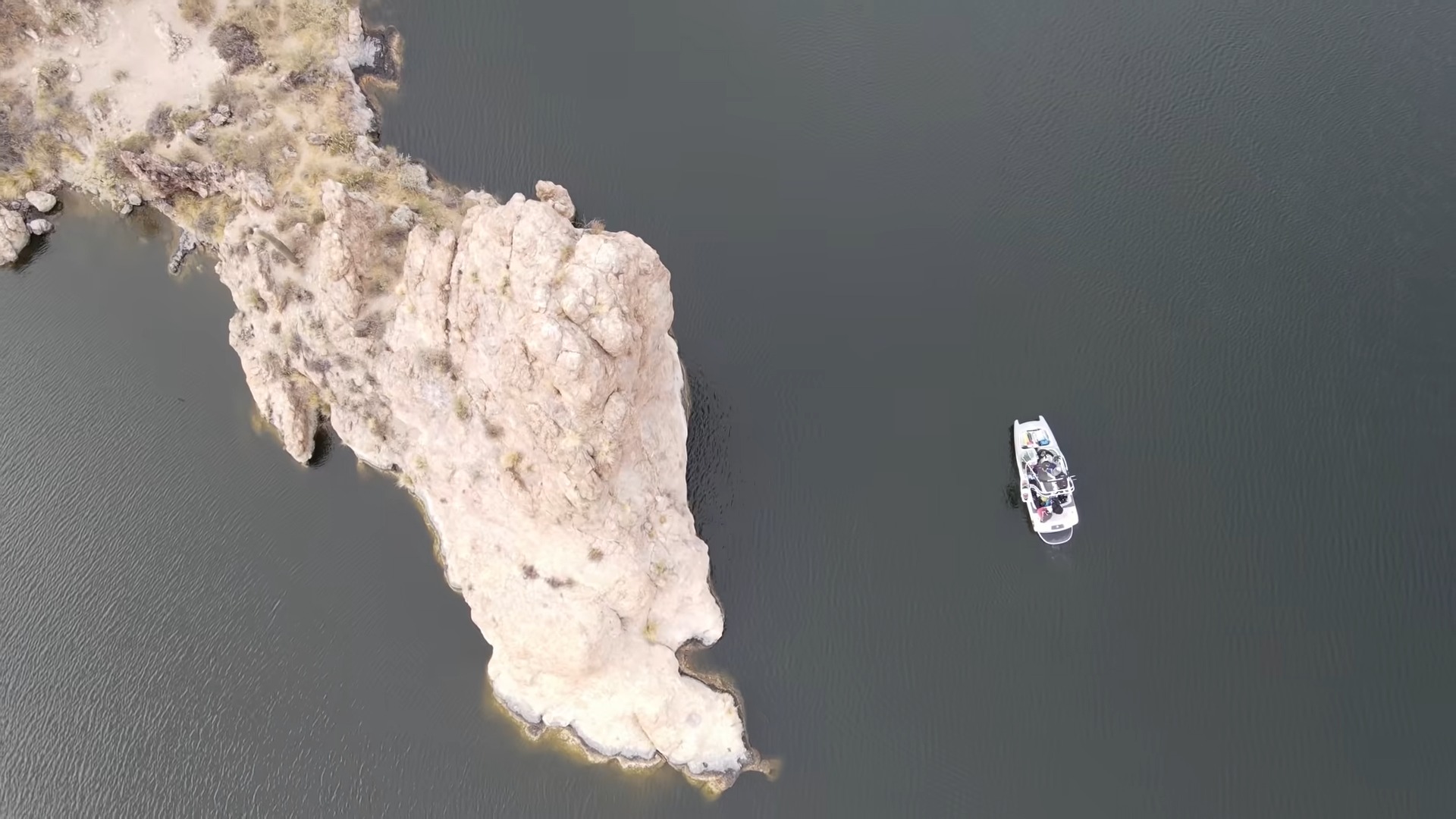 We explored beneath this cliff - what’s down there isn’t for kids