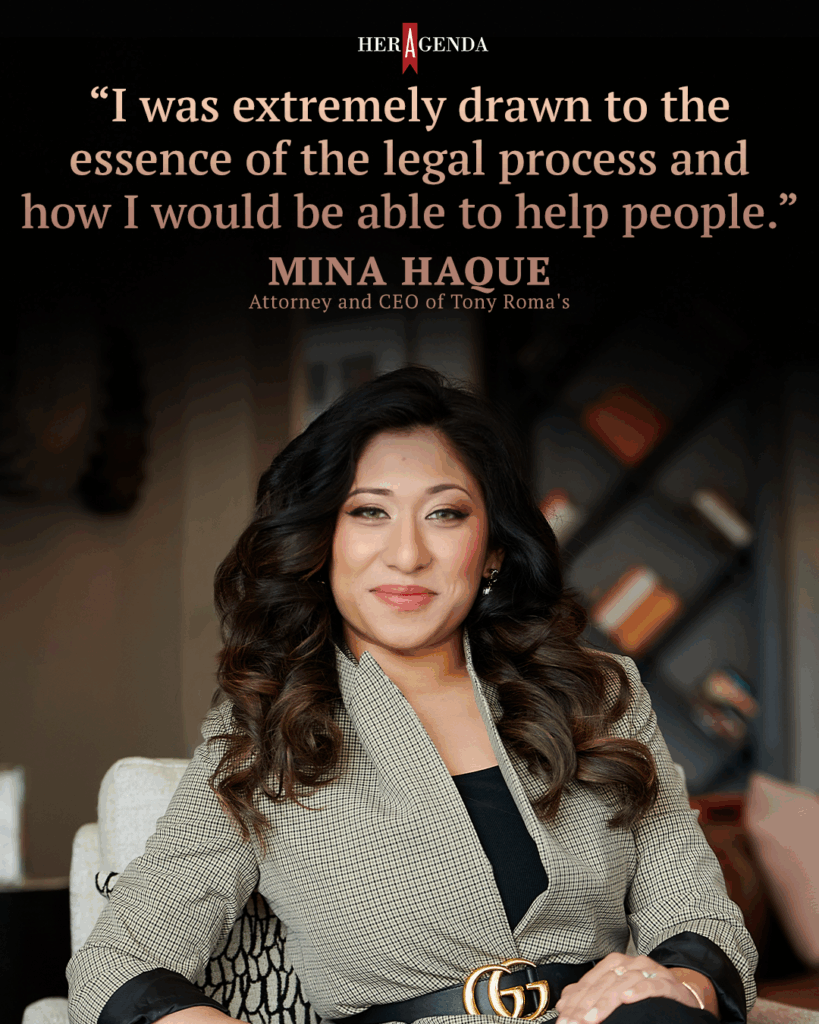 A Peek Inside Her Agenda: Mina Haque