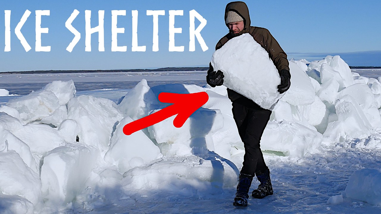 How an ice shelter handles extreme wind and cold