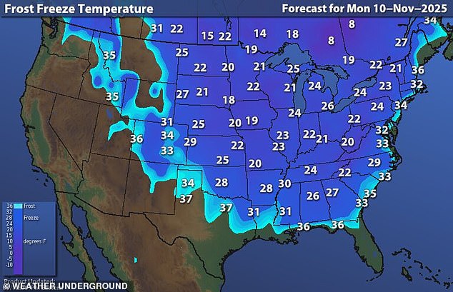 Arctic blast to freeze 155 million Americans with temperatures plunging ...