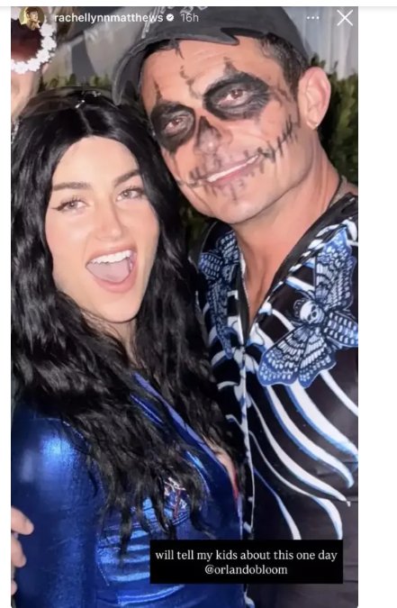 Orlando Bloom cosies up to star dressed in costume mocking ex Katy Perry
