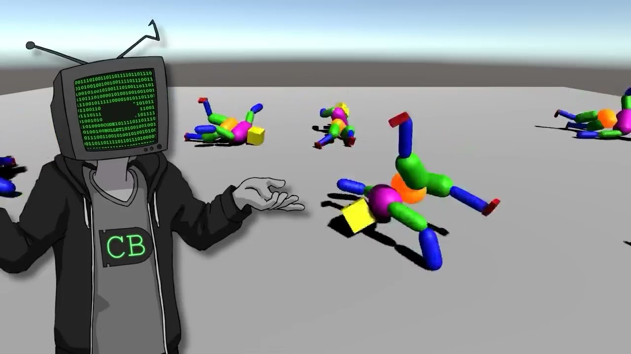 AI learns to walk 3D