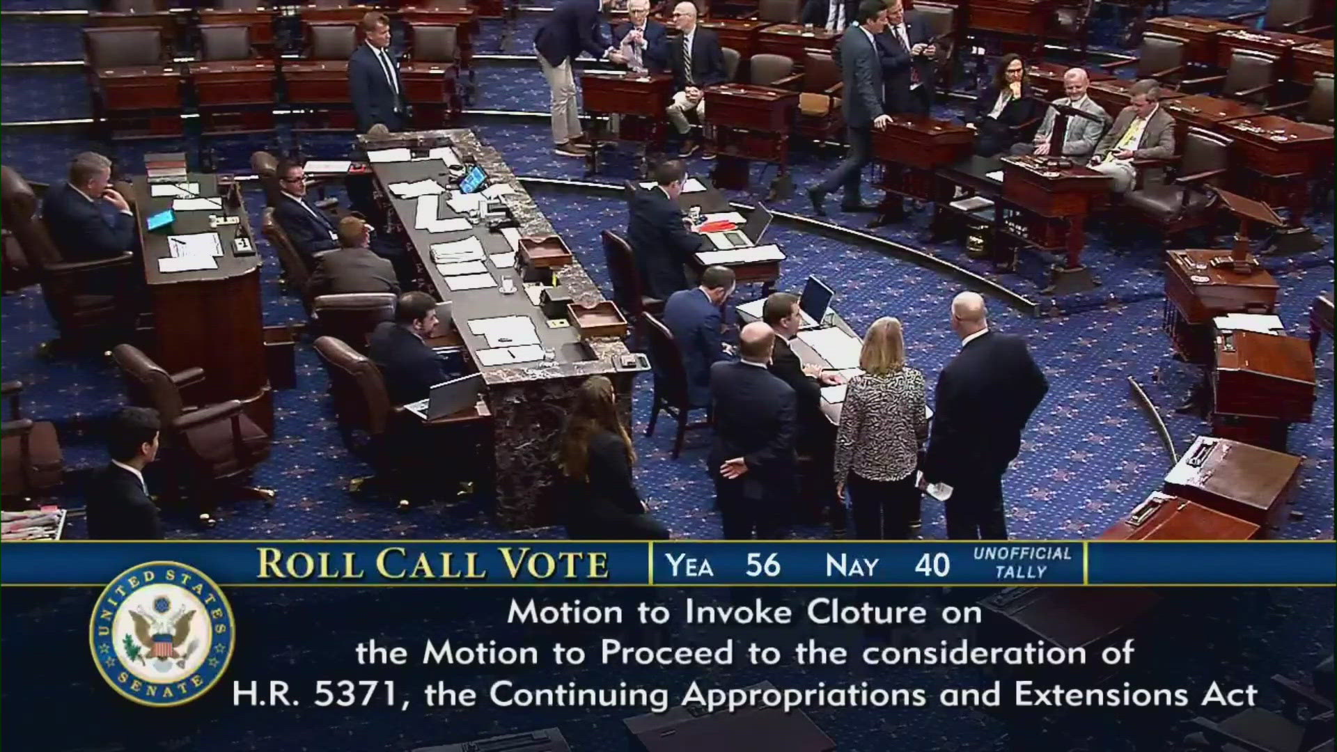 Senate advances deal to end government shutdown