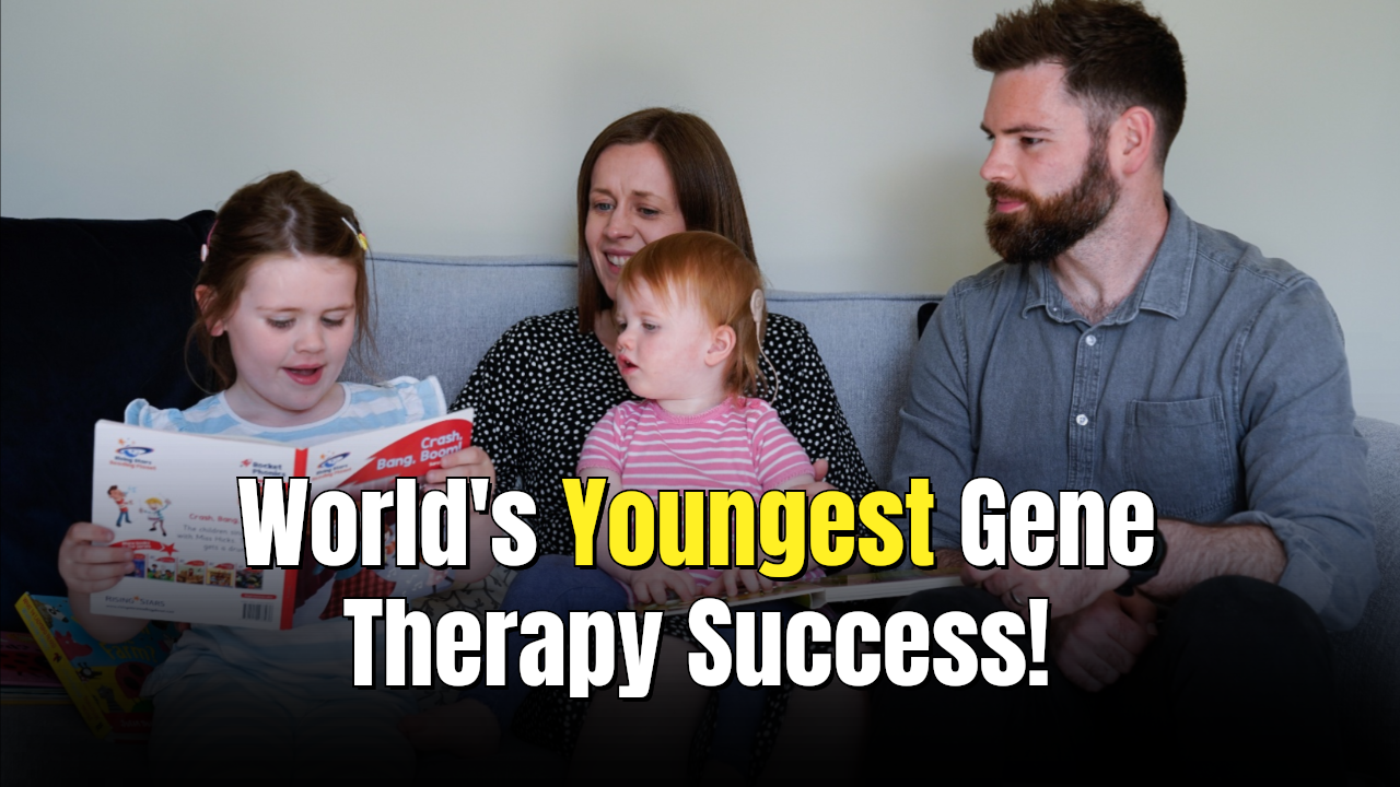 Toddler born deaf hears for the first time after groundbreaking gene ...