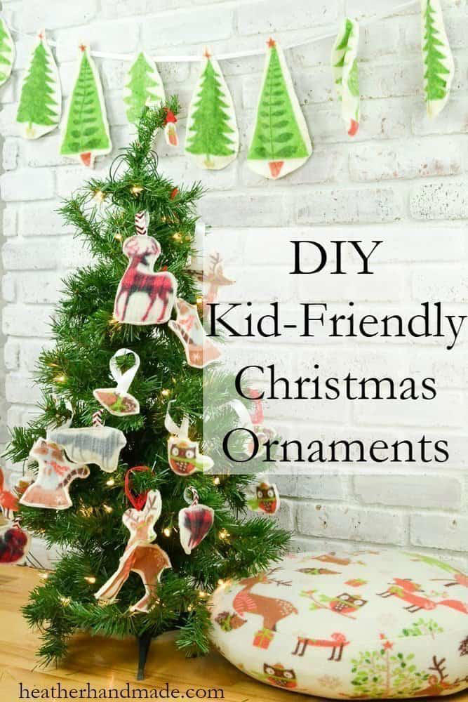 35  Christmas Ornaments for Kids to Make