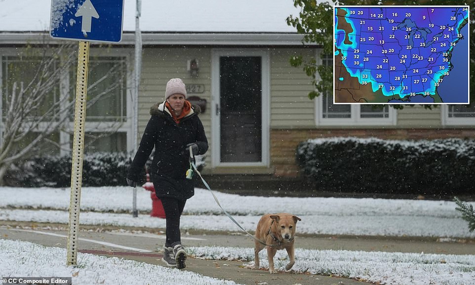 Arctic blast sweeps from the Midwest to the Northeast