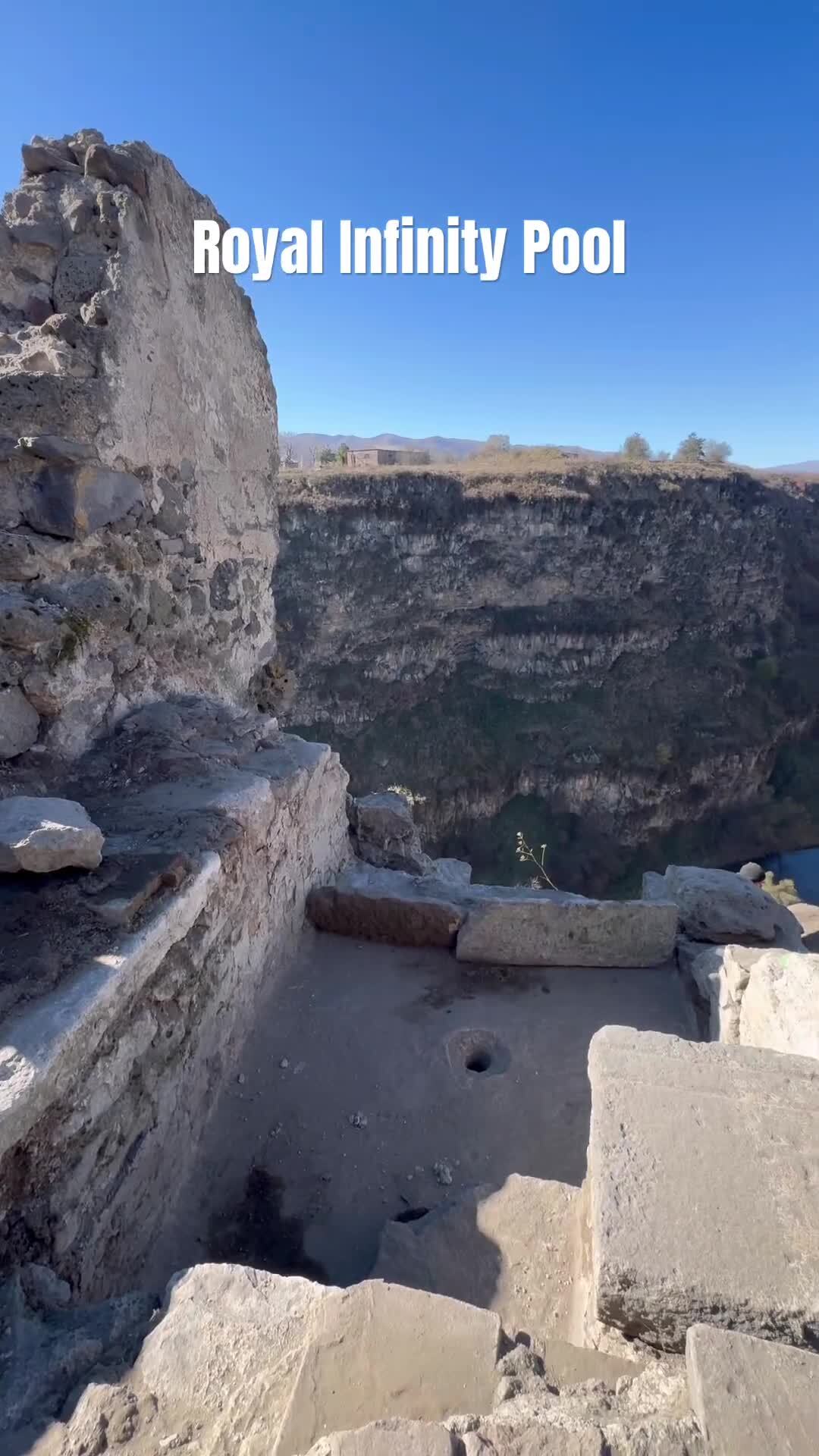 Royal Infinity Pool. Lori Fortress, Armenia