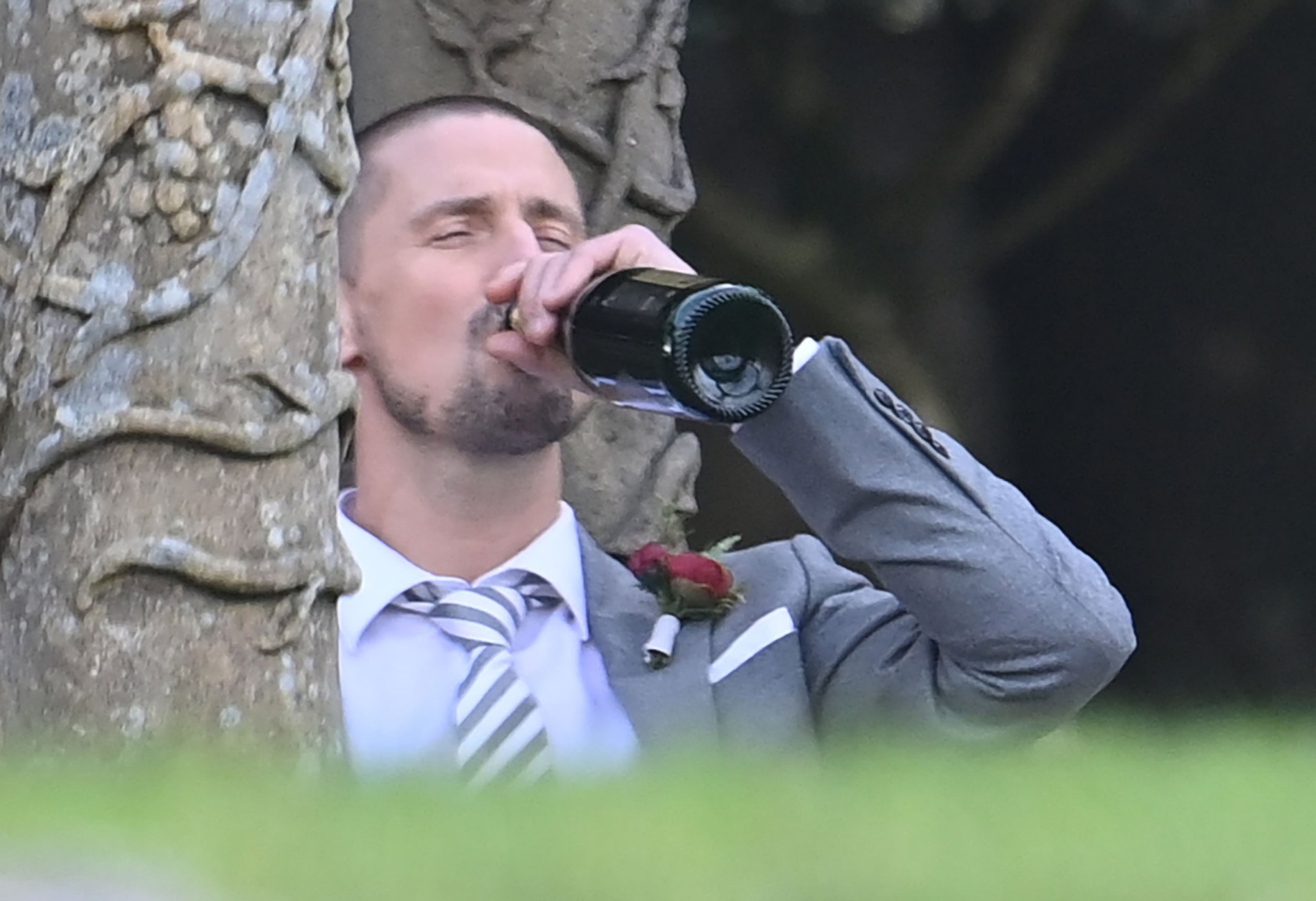 Carl is soon intoxicated – which could be very bad news (Picture: MCPIX/ZENPIX)