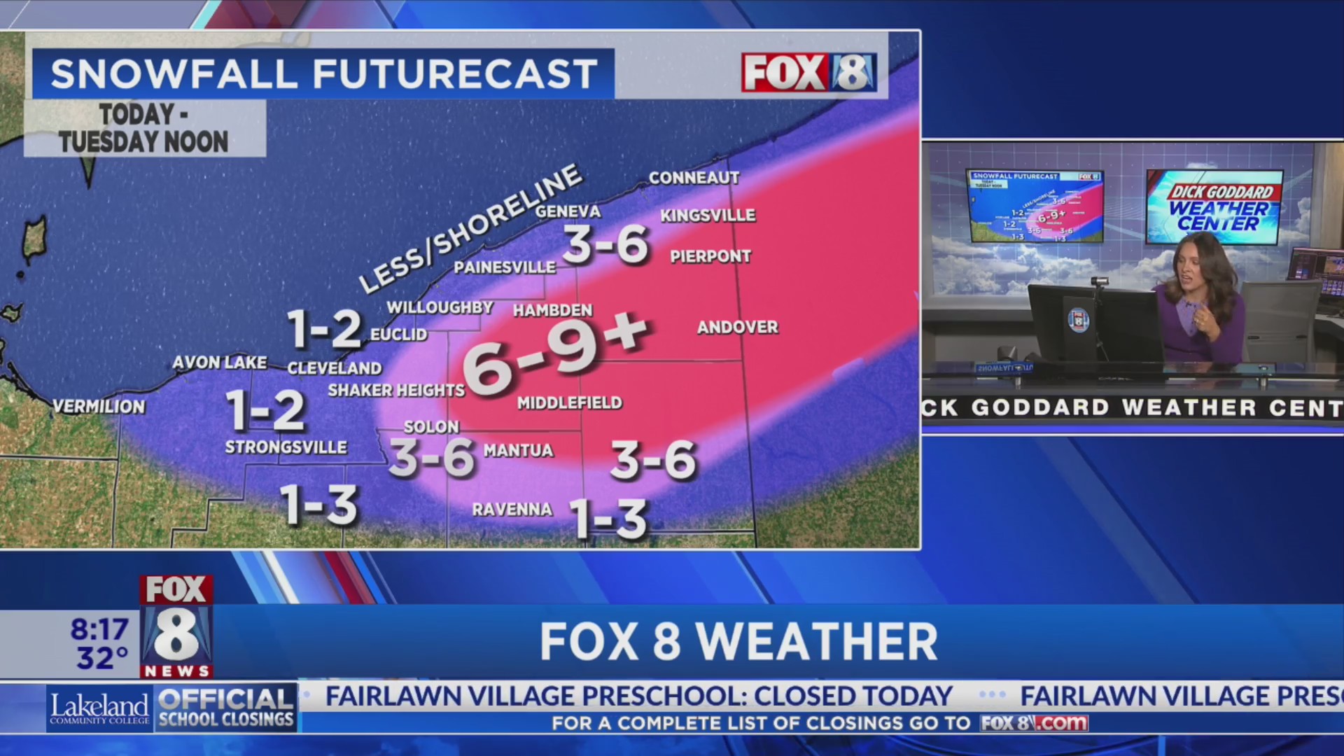 More pockets of lake effect snow on the way