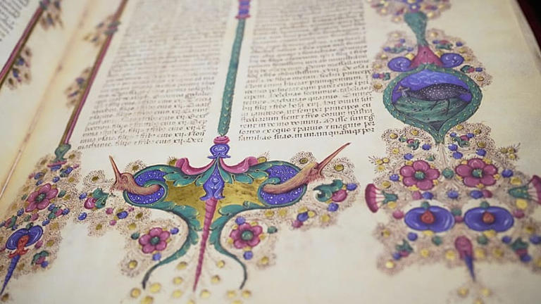Rare 15th-century illuminated Bible goes on public display for Vatican ...