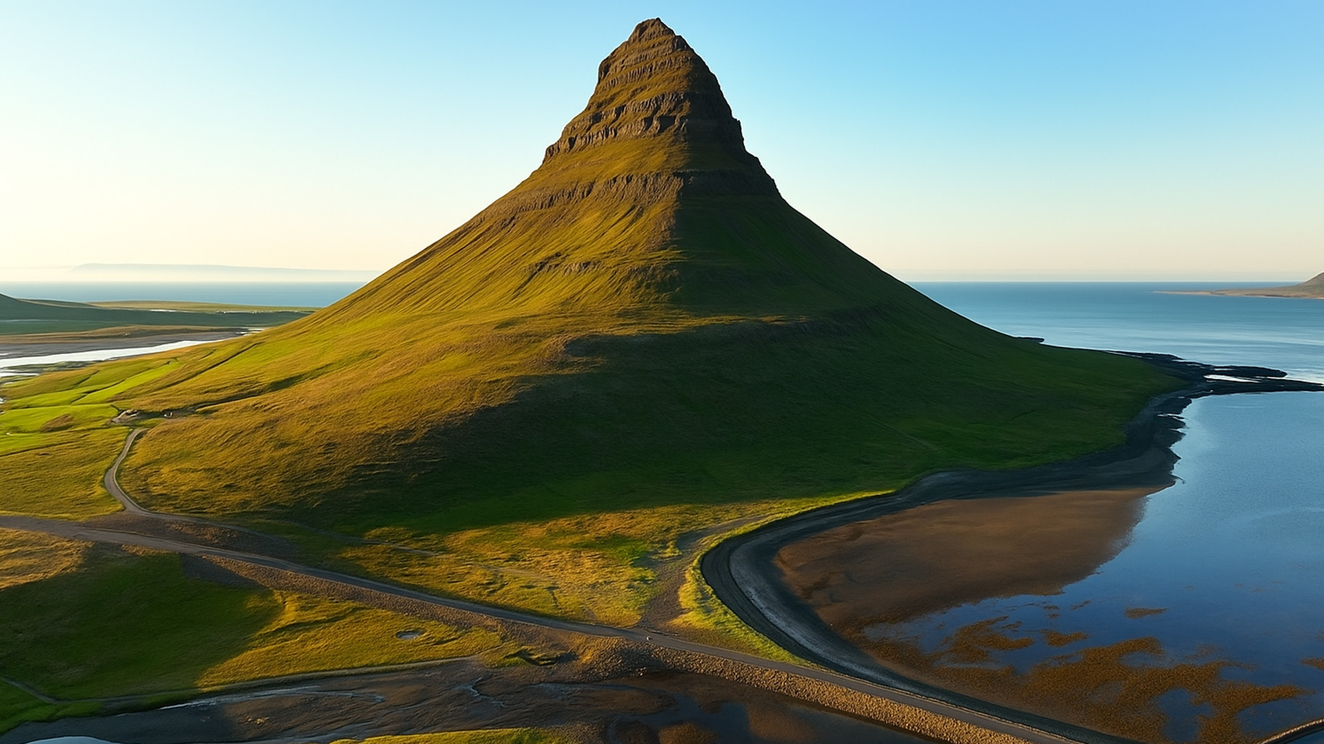 The Iconic Mountain by the Icelandic Coast