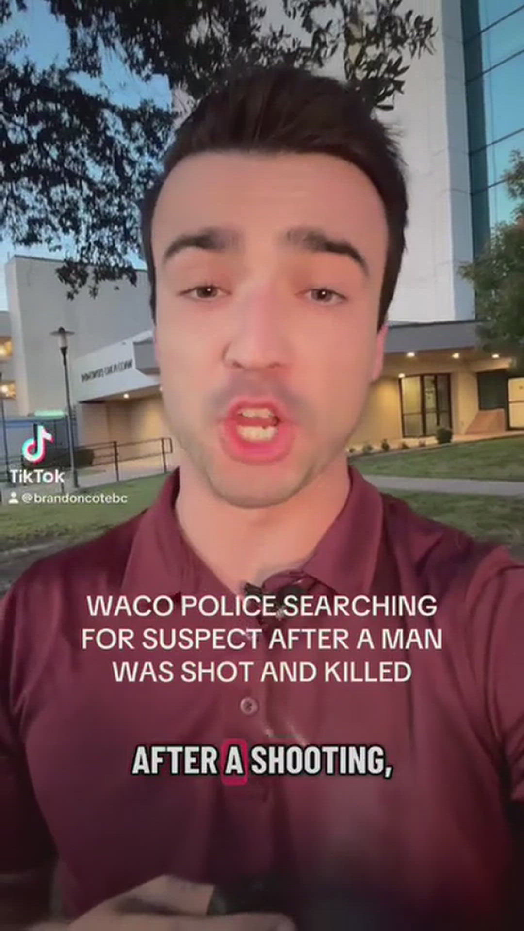 Waco Police searching for a murder suspect after early Monday morning ...