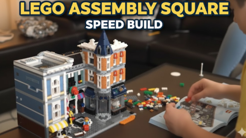 Building LEGO Assembly Square in Minutes: Speed Build Time-Lapse