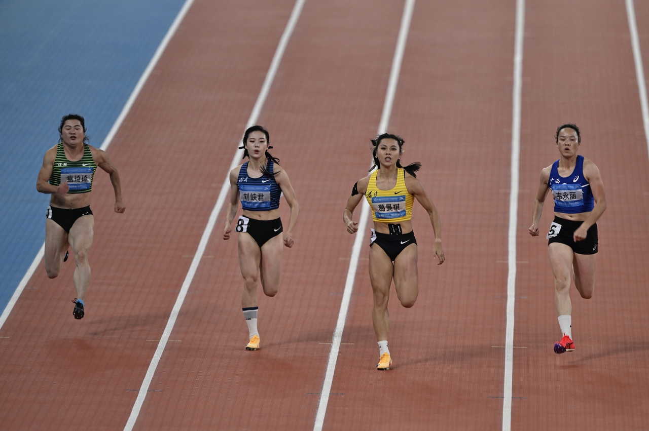 2025全运会田径女子100米复赛