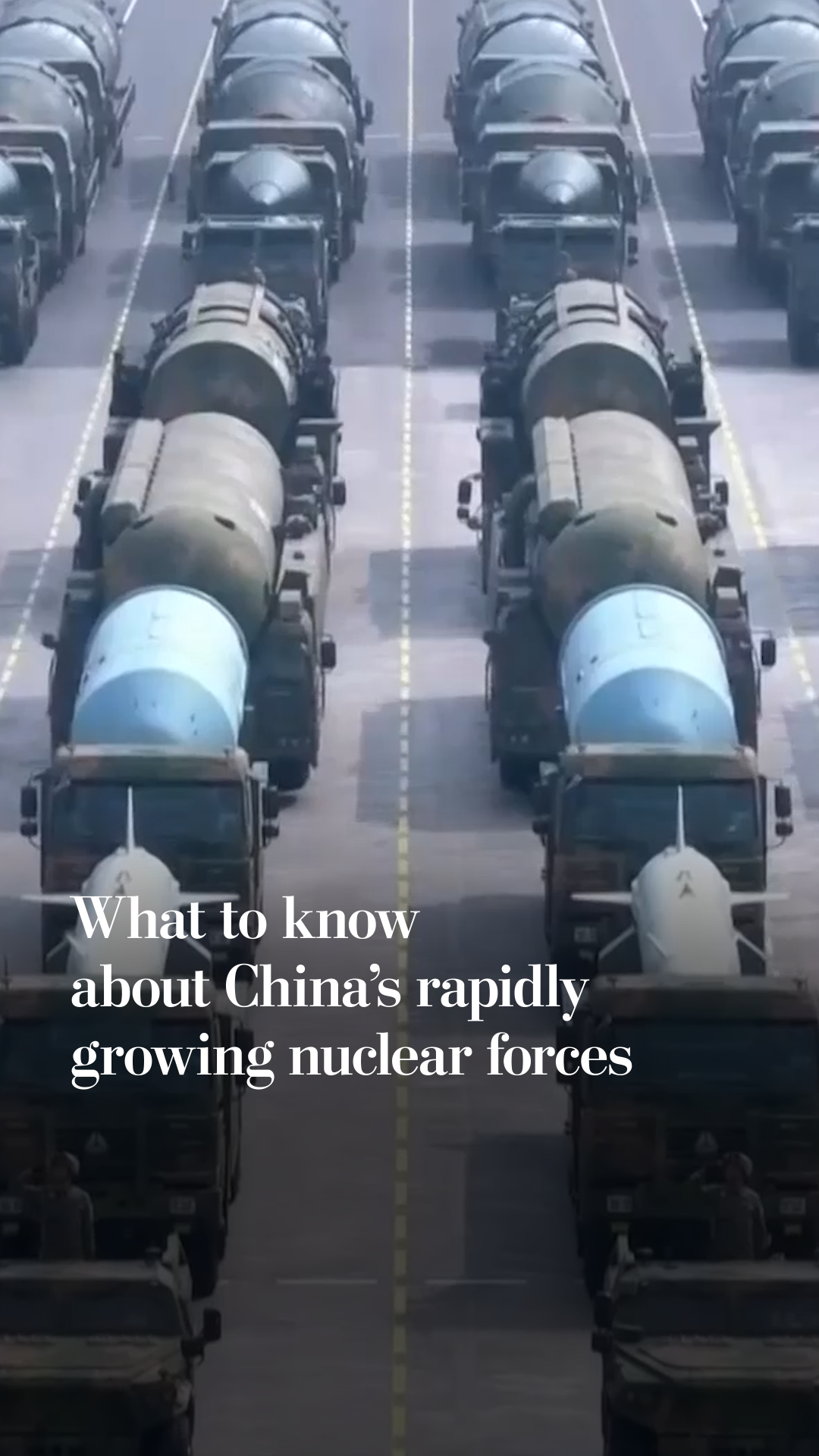 What to know about China’s rapidly growing nuclear arsenal