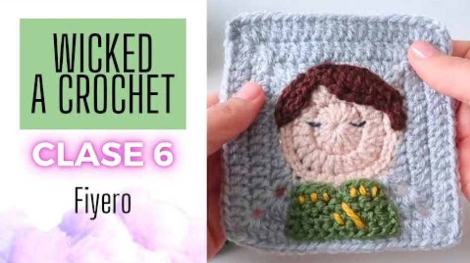 WICKED A CROCHET | Clase 6: Cuadrado Inspirado en Fiyero