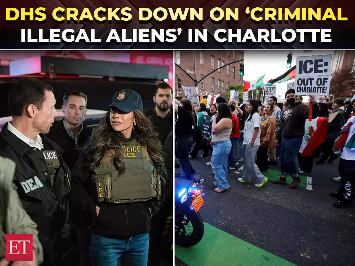 US Immigration Crackdown | Charlotte faces DHS crackdown, protests ...