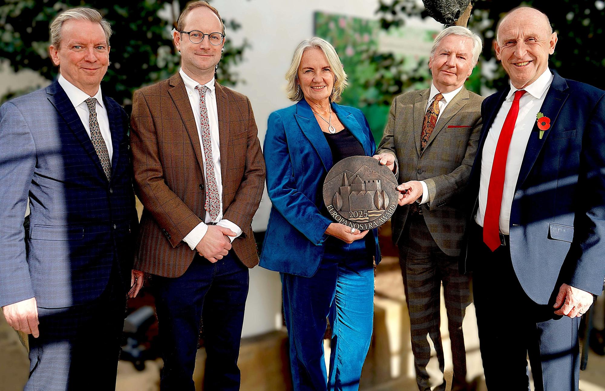 Wentworth Woodhouse celebrates major European award for its Camellia House