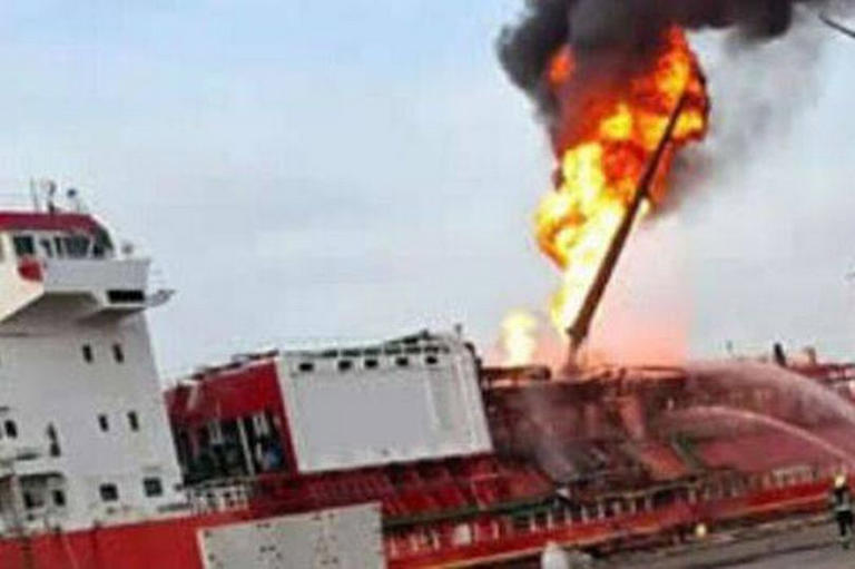 NATO country's ship explodes in 'drone strike' as WW3 fears explode